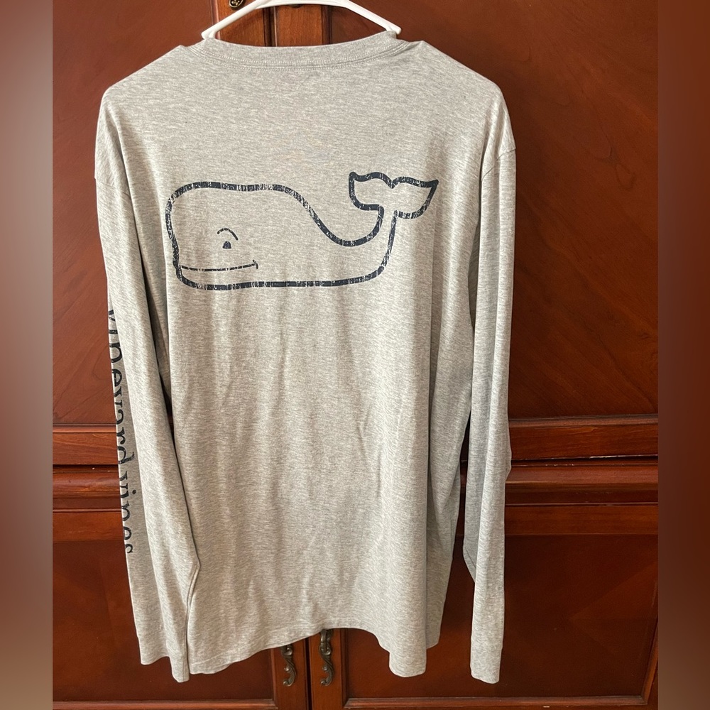 Vineyard Vines LS Gray shirt NWT